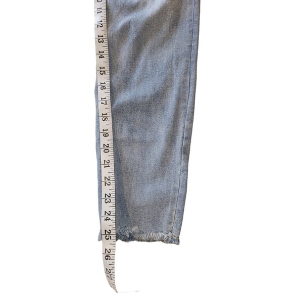 Buffalo David Bitton Rip And Repair Mid Rise Skinny Jeans Women Sz‎ 8/29 Casual - Picture 5 of 6